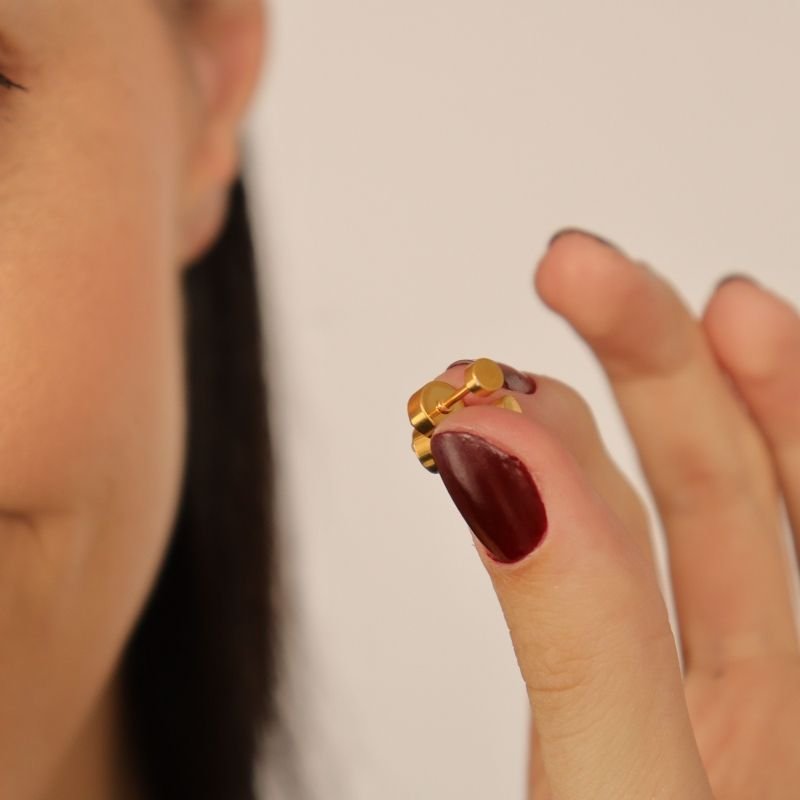 Brinco Tarraxa Parafuso em Aço Inox