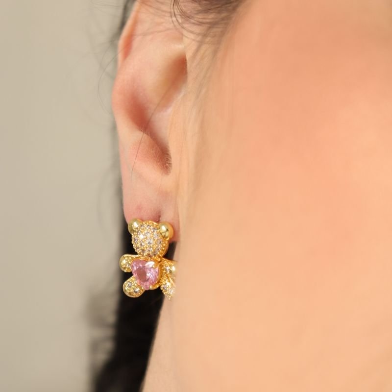 Brinco Urso Cravejado