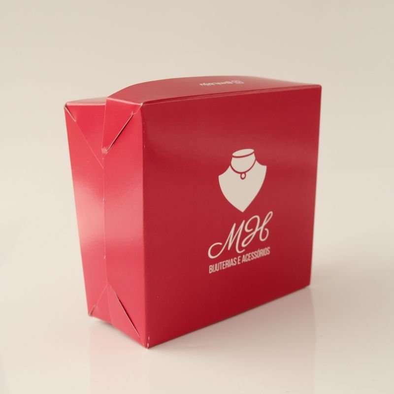 Caixa de Papel Embalagem Acessórios Premium (Tamanho M)