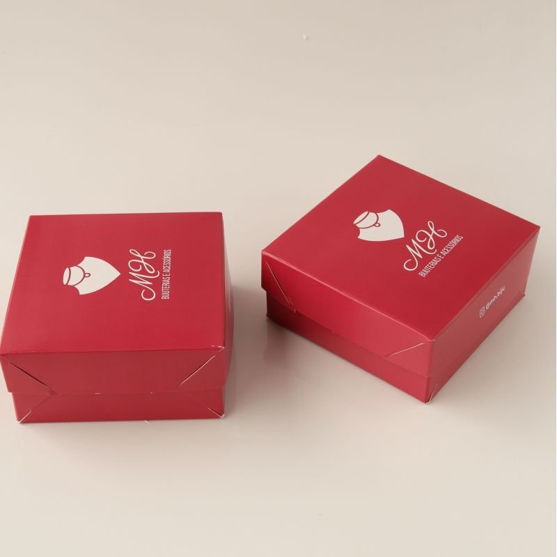Caixa de Papel Embalagem Acessórios Premium (Tamanho M)