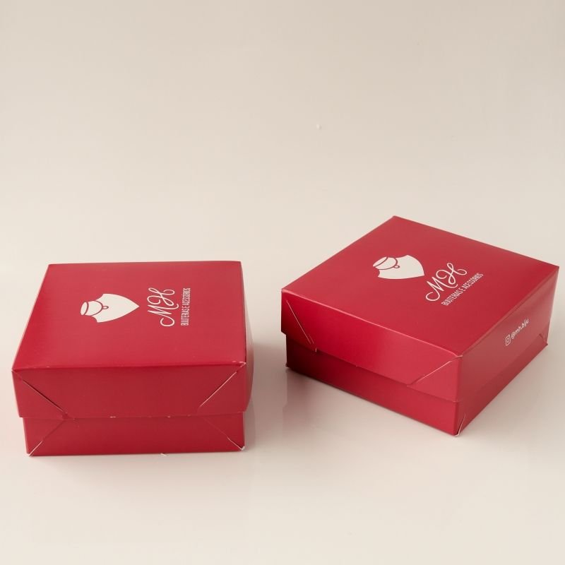 Caixa de Papel Embalagem Acessórios Premium (Tamanho P)