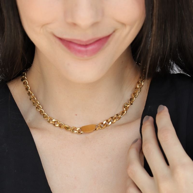 Choker Corrente em Aço Inox (Linha Premium)