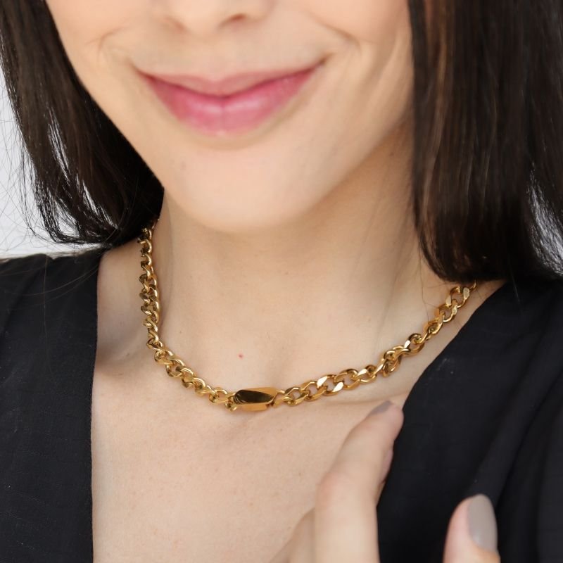 Choker Corrente em Aço Inox (Linha Premium)