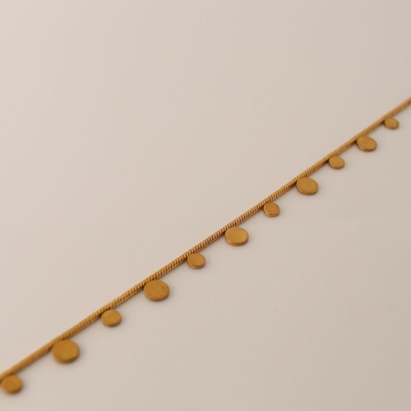 Choker Delicada Medalhas em Aço Inox (Linha Premium)