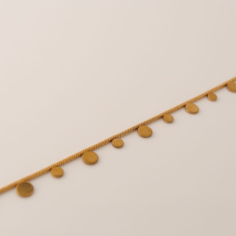 Choker Delicada Medalhas em Aço Inox (Linha Premium)