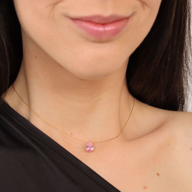 Choker Fina Levemente Maleável em Aço Inox