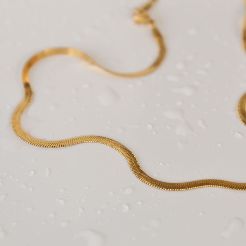 Choker Laminada em Aço Inox 3mm