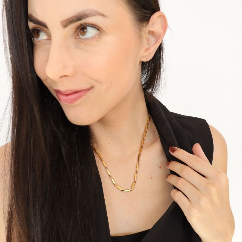 Choker Moderna em Aço Inox (Linha Premium)