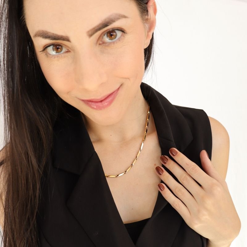 Choker Moderna em Aço Inox (Linha Premium)