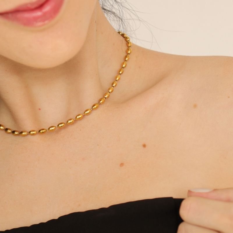 Choker Moderna em Aço Inox (Linha Premium)