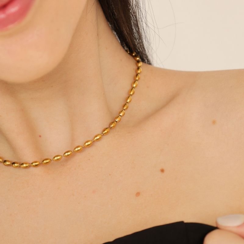 Choker Moderna em Aço Inox (Linha Premium)