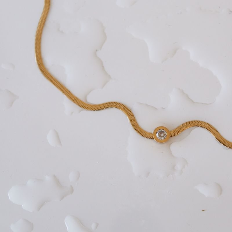 Choker Números Romanos Delicada em Aço Inox (Linha Premium)