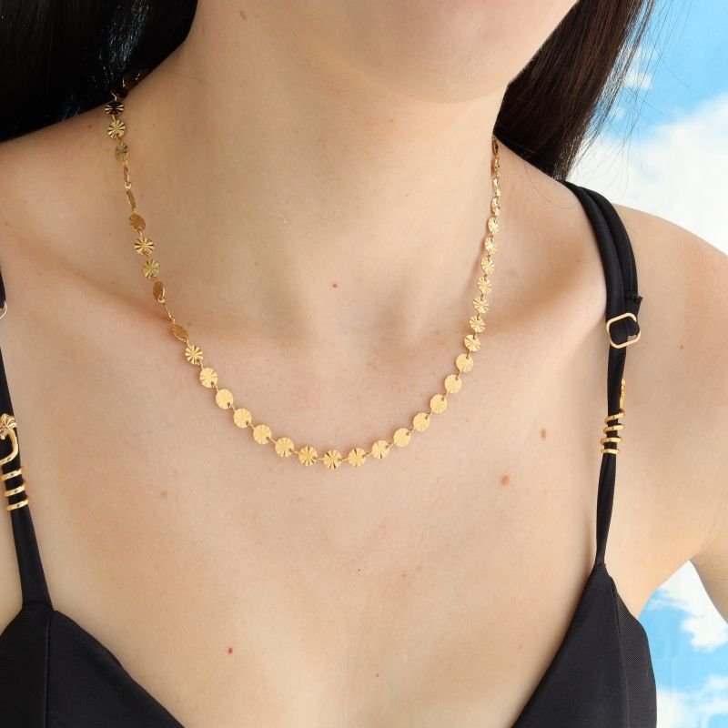 Choker Sun Glow em Aço Inox