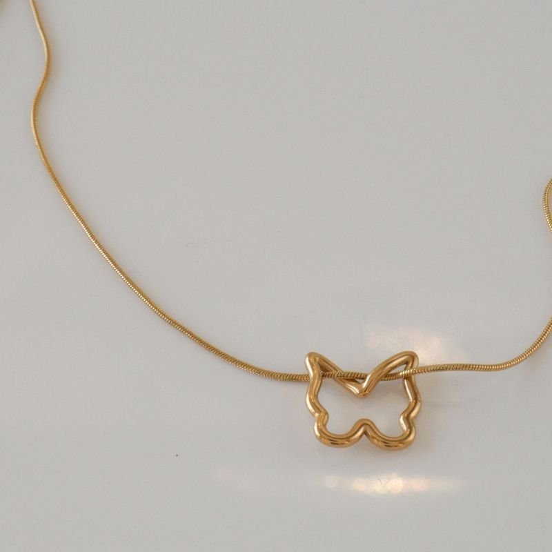 Colar Borboleta Delicado em Aço Inox (Linha Premium)