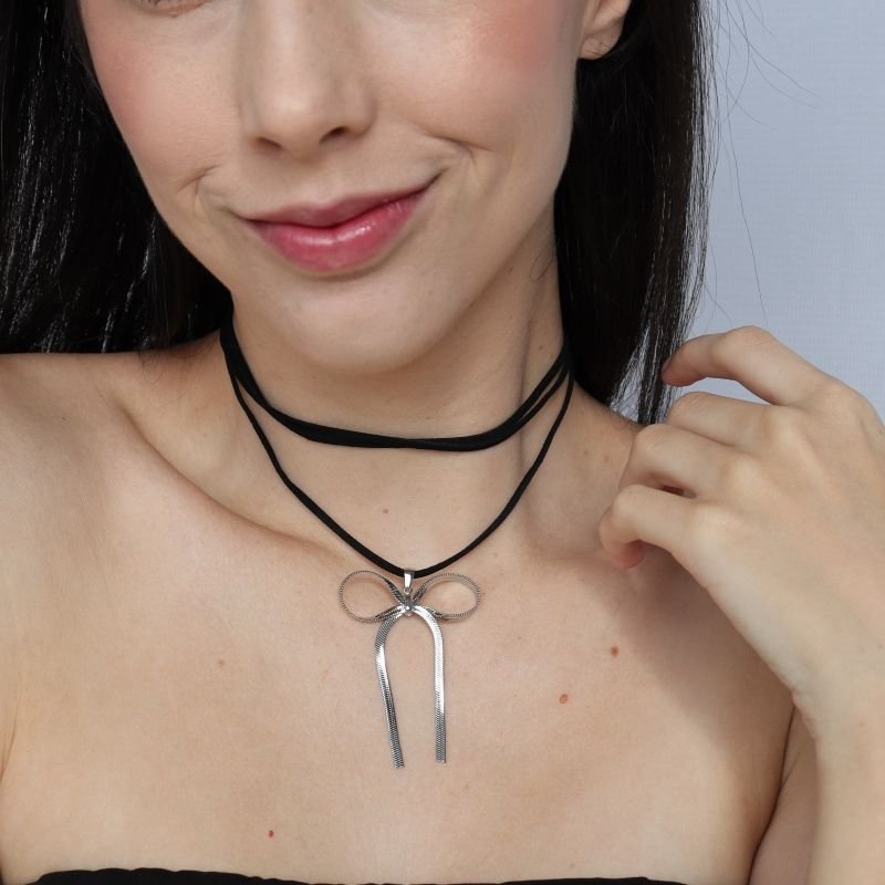 Colar Camurça em Aço Inox (Pingente) (Linha Premium)