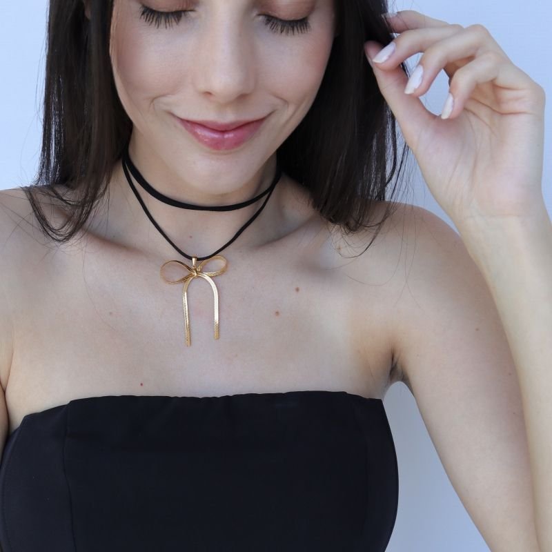 Colar Camurça em Aço Inox (Pingente) (Linha Premium)