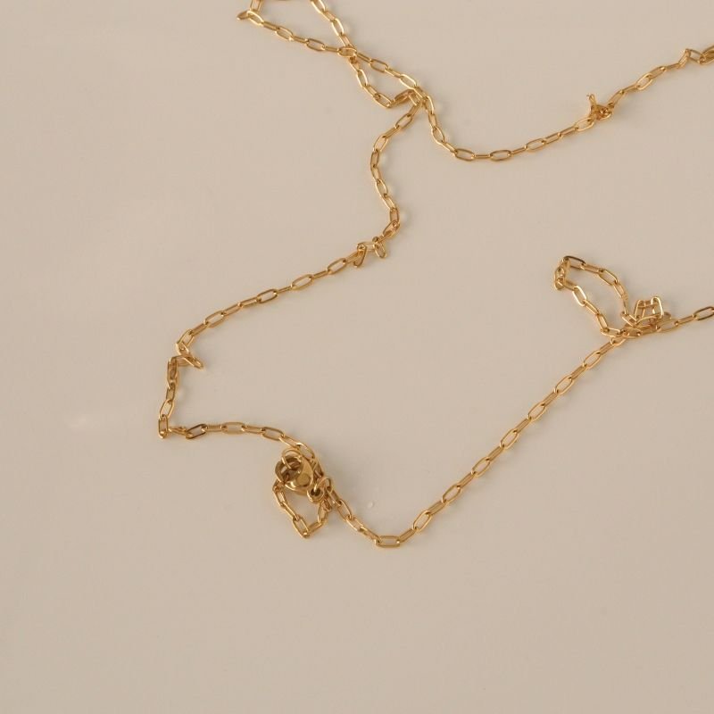 Colar Cartier Comprido Delicado em Aço Inox