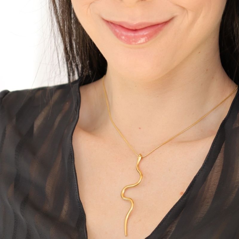 Colar Cobra em Aço Inox (Linha Premium)