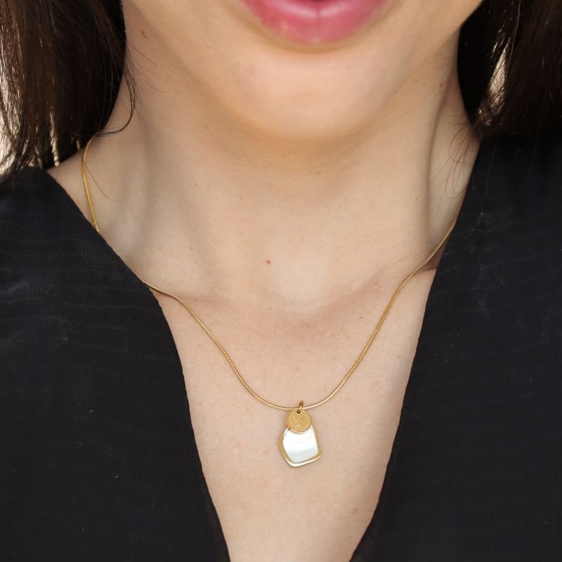 Colar com Pingentes em Aço Inox (Linha Premium)