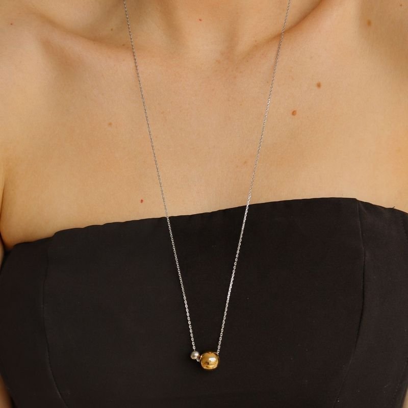 Colar Delicado Comprido em Aço Inox (Linha Premium)