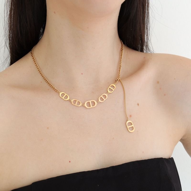 Colar Delicado Corrente em Aço Inox