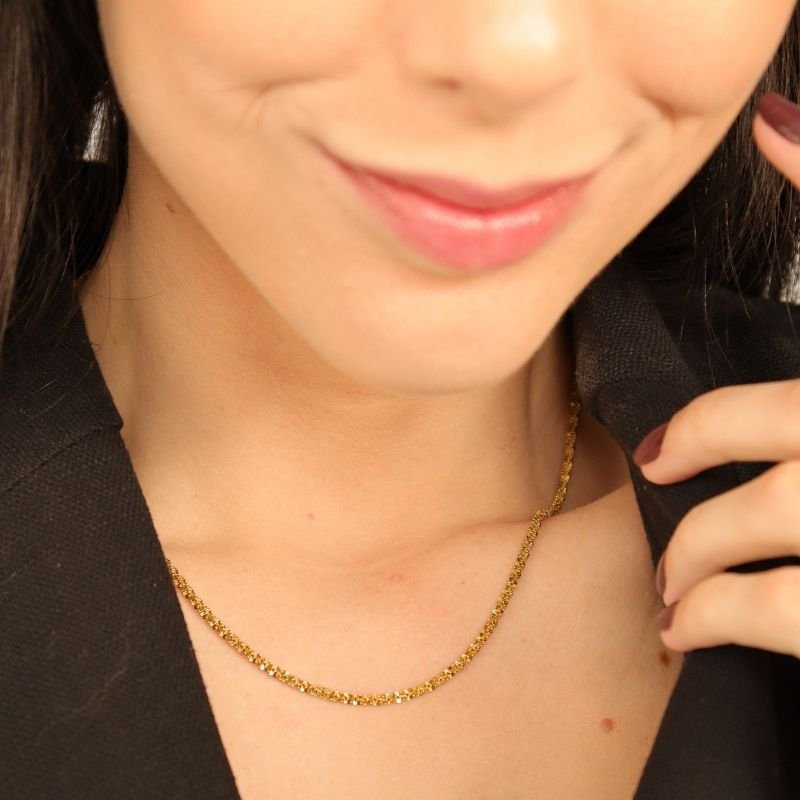 Colar Delicado em Aço Inox