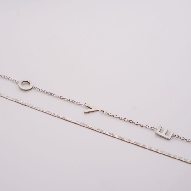 Colar Duplo Eternal Love em Aço Inox (Linha Premium)