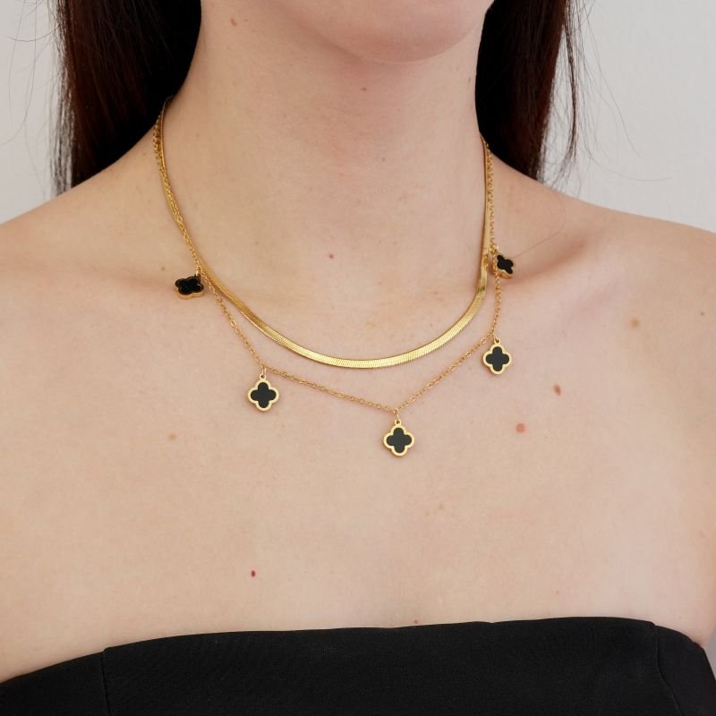 Colar Duplo Inspiração Van Cleef (Linha Premium)