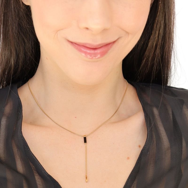 Colar Gravatinha em Aço Inox (Linha Premium)