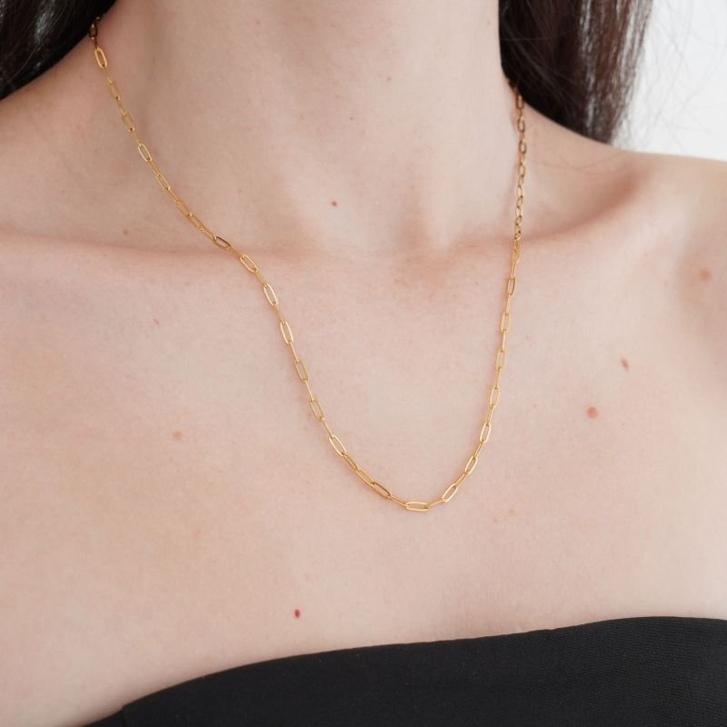 Colar Inspiração Cartier mais Fino em Aço Inox