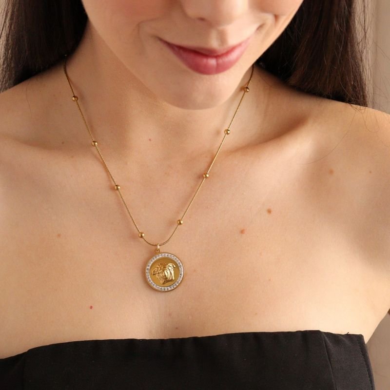 Colar Inspiração Versat Luxo em Aço Inox (Linha Premium)