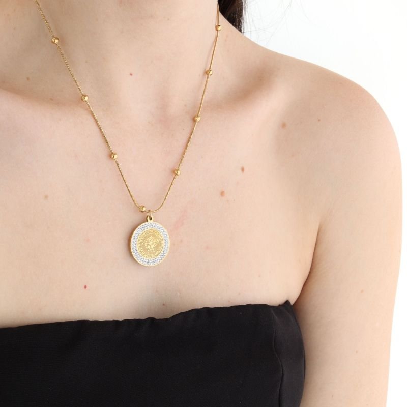 Colar Inspiração Versace em Aço Inox (Linha Premium)