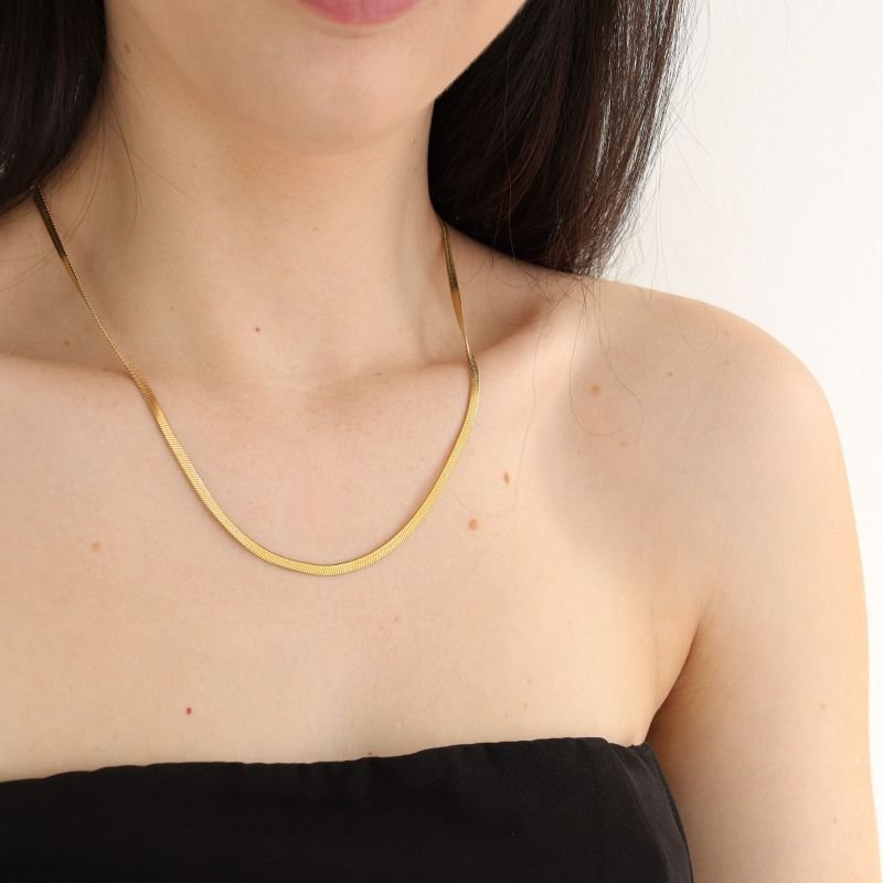 Colar Laminado Chain 3,5mm em Aço Inox