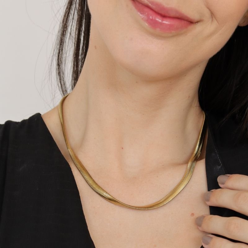 Colar Malha em Aço Inox (Linha Premium)
