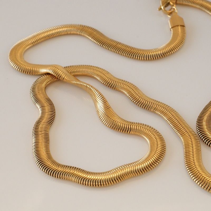 Colar Malha Comprido em Aço Inox (Linha Premium)