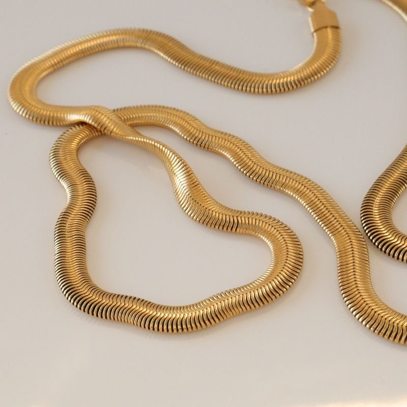 Colar Malha Comprido em Aço Inox (Linha Premium)