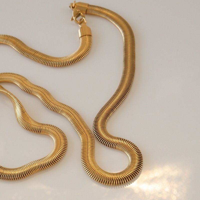 Colar Malha Comprido em Aço Inox (Linha Premium)