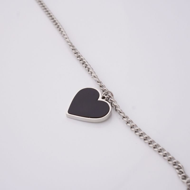 Colar Minimalist Heart em Aço Inox