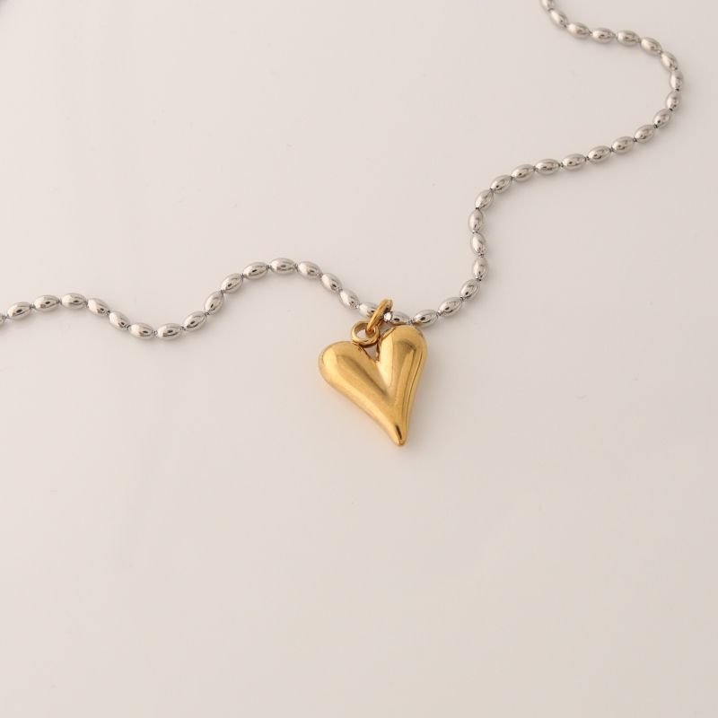 Colar Minimalista Coração em Aço Inox (Linha Premium)