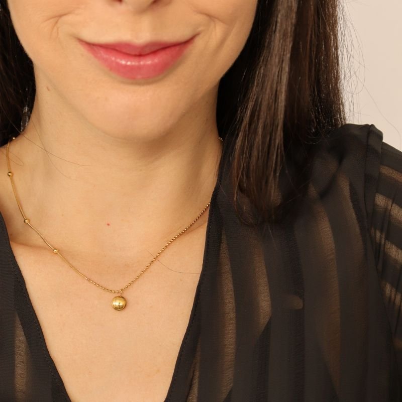 Colar Minimalista Delicado em Aço Inox