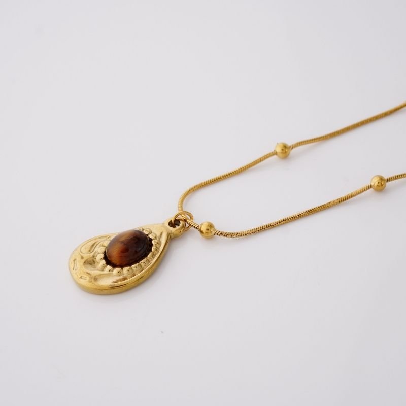 Colar Modern Stone Luxe em Aço Inox (Linha Premium)