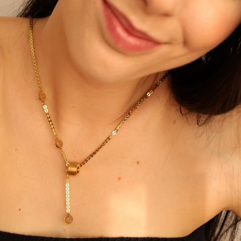 Colar Moderno Corrente em Aço Inox