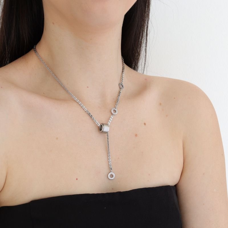 Colar Moderno Corrente em Aço Inox