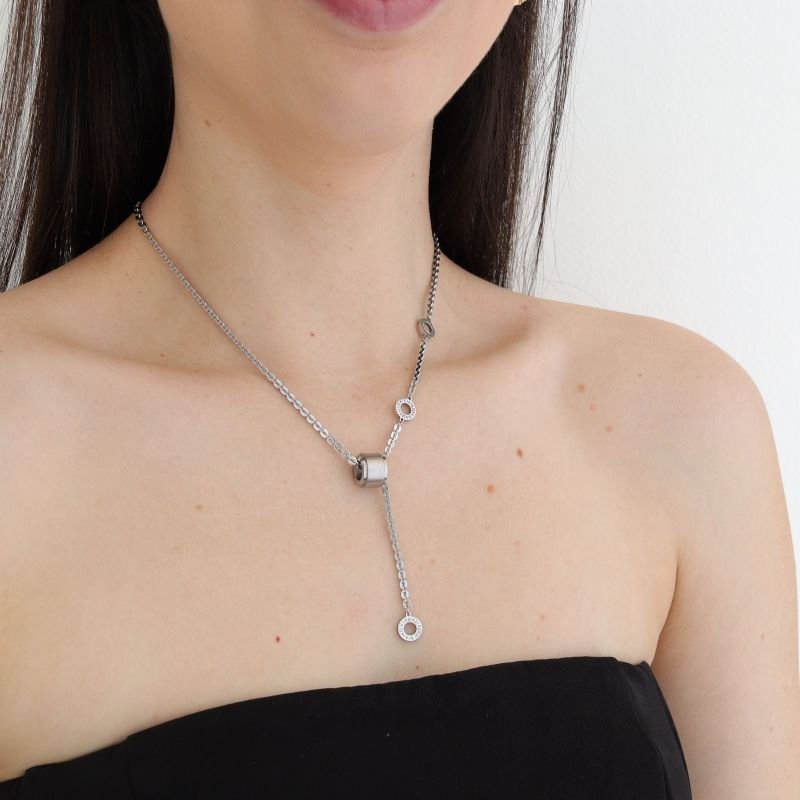 Colar Moderno Corrente em Aço Inox