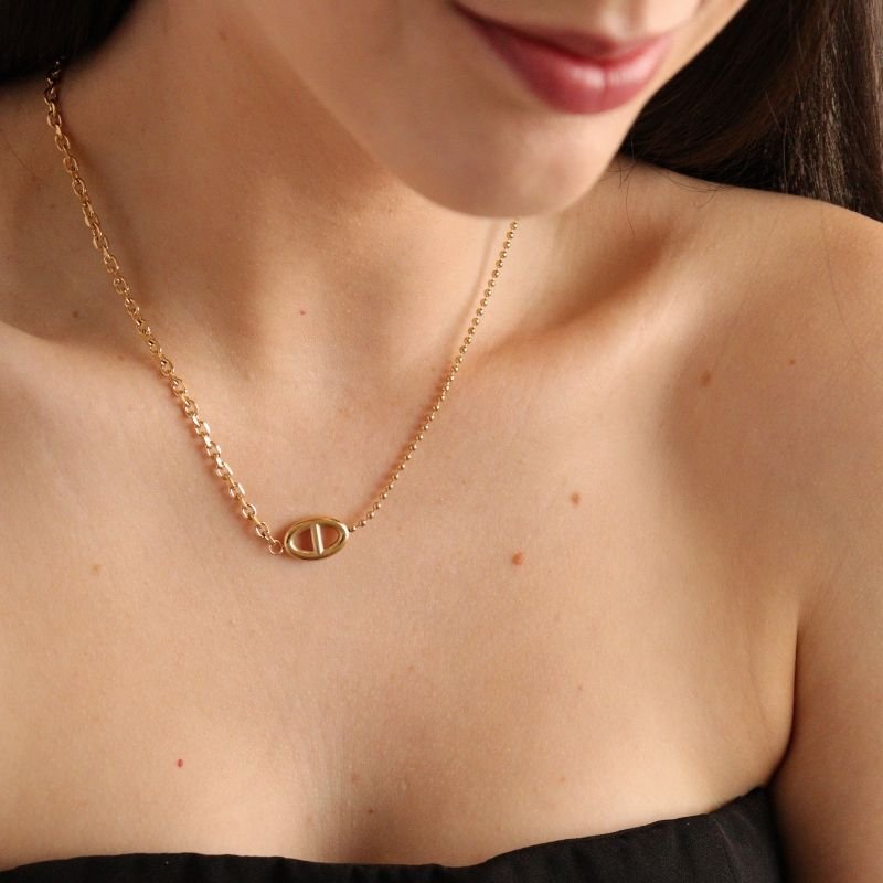 Colar Moderno Corrente Fina em Aço Inox (Linha Premium)