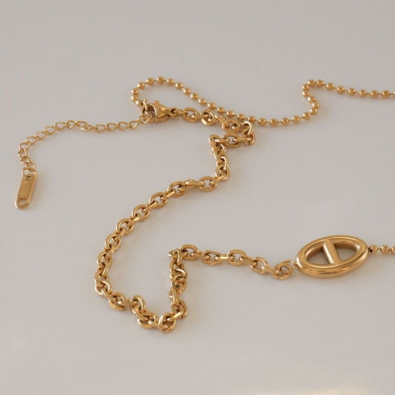 Colar Moderno Corrente Fina em Aço Inox (Linha Premium)