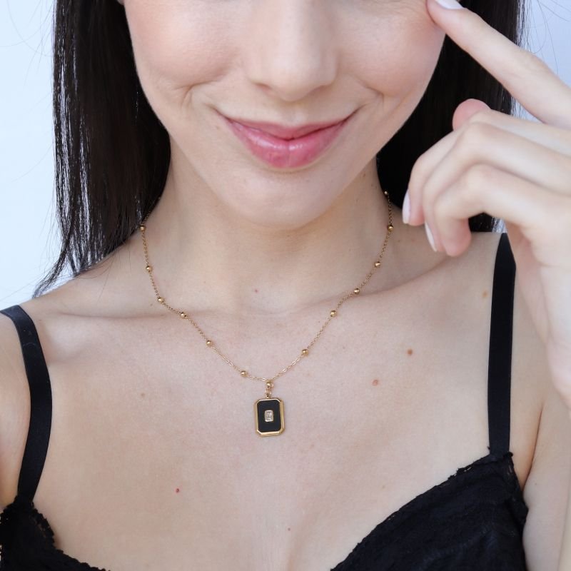 Colar Moderno em Aço Inox (Linha Premium)