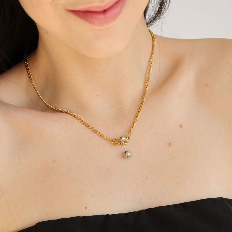 Colar Moderno em Aço Inox (Linha Premium)