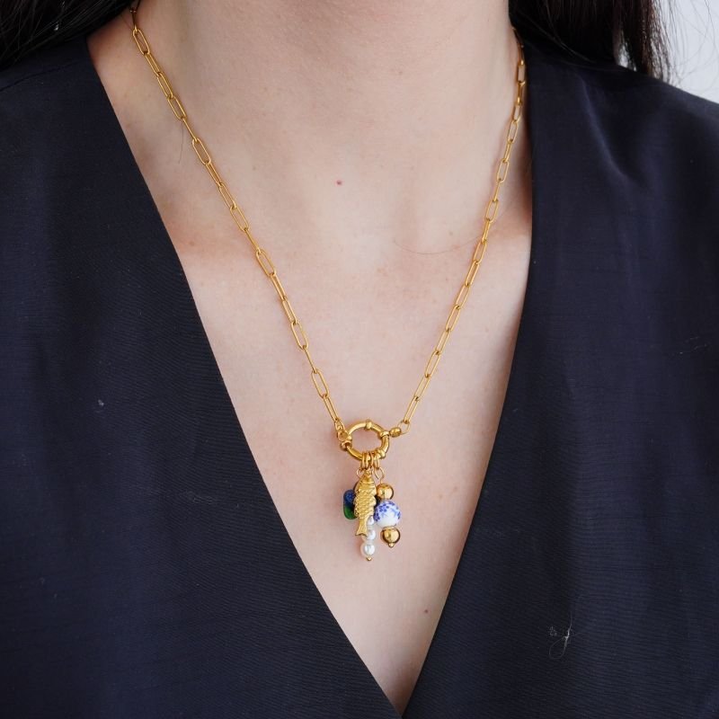 Colar Mystic Luck Luxo em Aço Inox(Linha Premium)