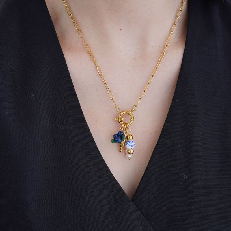 Colar Mystic Luck Luxo em Aço Inox(Linha Premium)